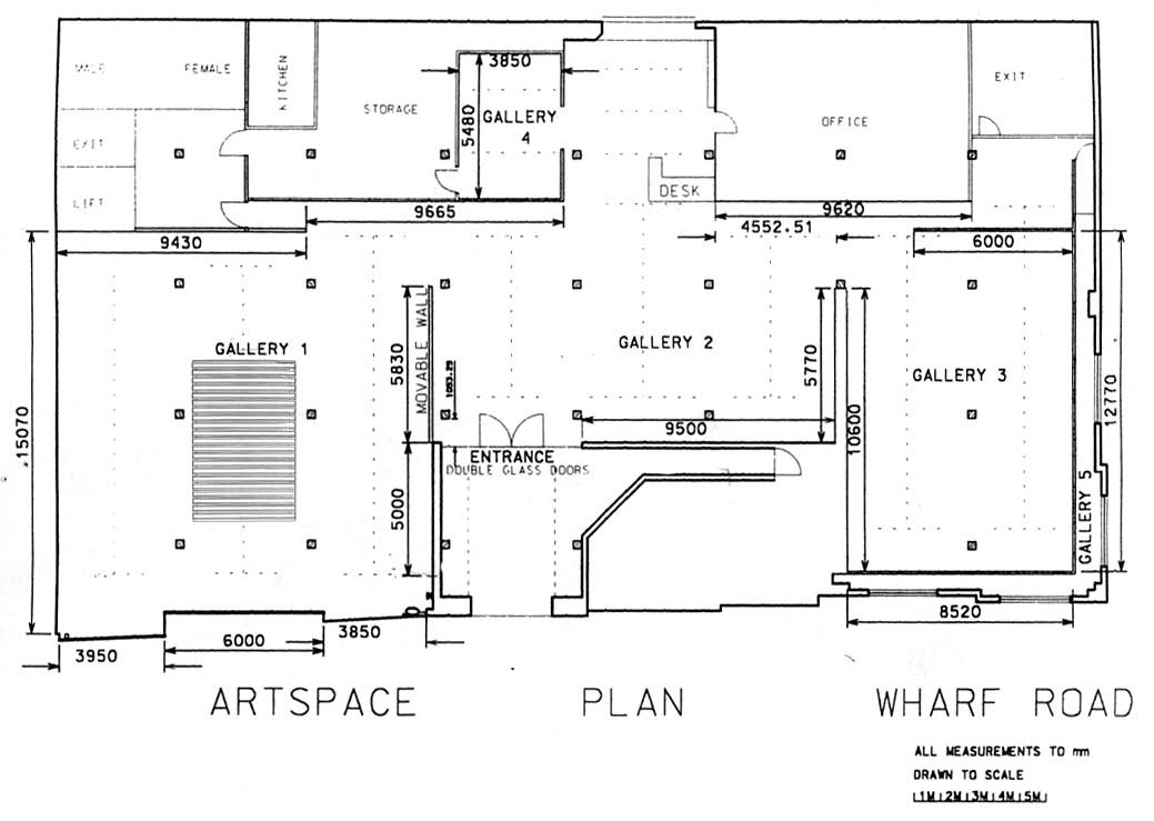 Full Artspace Gallery Floor Plan View